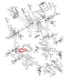 FreeMotion Gold's Gym HealthRider NordicTrack Elliptical Bushing Assembly 244209-hydrafitnessparts