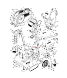 FreeMotion NordicTrack Proform Upright Bike Idler Bracket 361792-hydrafitnessparts