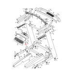 FreeMotion NordicTrack Treadmill Fan Tray Cover 358504-hydrafitnessparts