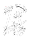 Freemotion ProForm NordicTrack Treadmill Left Top Handrail Cover 424604-hydrafitnessparts