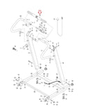 Gold's Gym ProForm Weslo Treadmill Hear Rate Pulse Handle Bar Assembly 280743-hydrafitnessparts