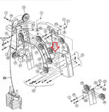 Hoist Fitness H210 H400 H310A Strength System Axle Bushing Insert 14-SPC-1 (38)-hydrafitnessparts