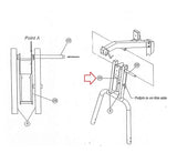 Hoist Fitness H210 Strength System Press Arm Pivot 35-SUB-G20001-hydrafitnessparts