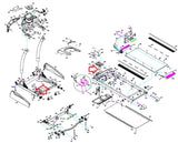 Horizon AFG Fitness 1.0AT Elite Series Treadmill Handlebar End Cap 001554-AA-hydrafitnessparts