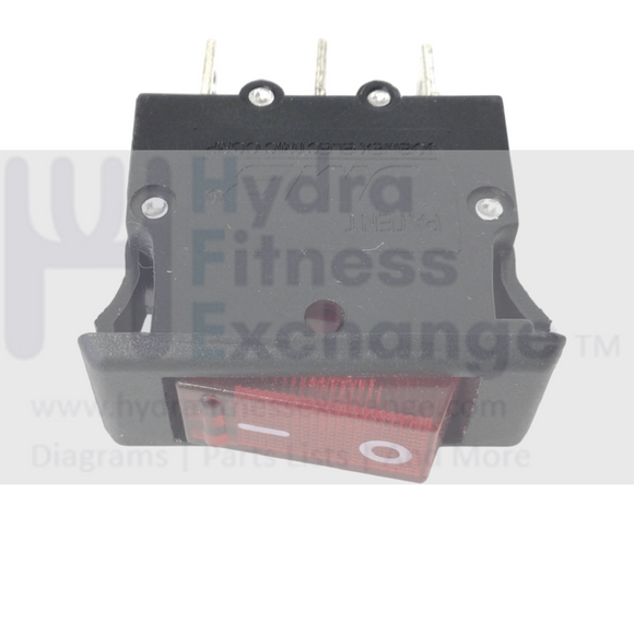 Horizon AFG Matrix Livestrong Tempo Fitness Treadmill Power Switch on Off 040695-A-hydrafitnessparts