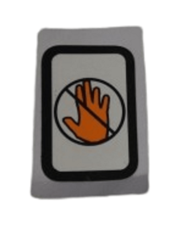 Horizon Advanced Fitness Group Livestrong Merit Treadmill Warning Sticker 006069-AX-hydrafitnessparts