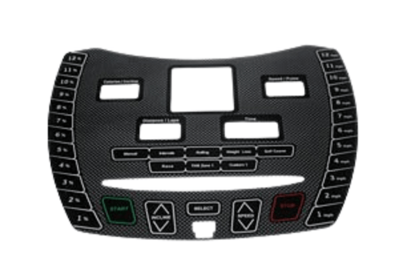 Horizon Fitness 4.1T TM136 Treadmill Console Face Overlay 002991-A-hydrafitnessparts