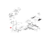 Horizon Fitness CT5.1 T701 Treadmill Left Console Mast Set Semi Assembly 1000092968-hydrafitnessparts