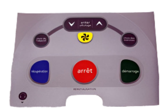 Horizon Fitness CT5.3 Treadmill French Console Overlay 1000217087-hydrafitnessparts