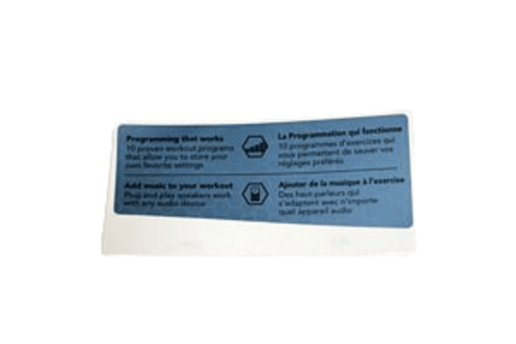 Horizon Fitness Ct5.1 Tm625 Treadmill Right Console Sticker 1000100910-hydrafitnessparts