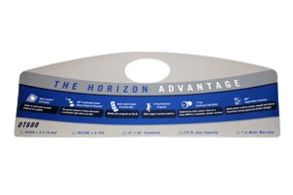 Horizon Fitness DT680 Treadmill Display Console Decal 039035-AX-hydrafitnessparts