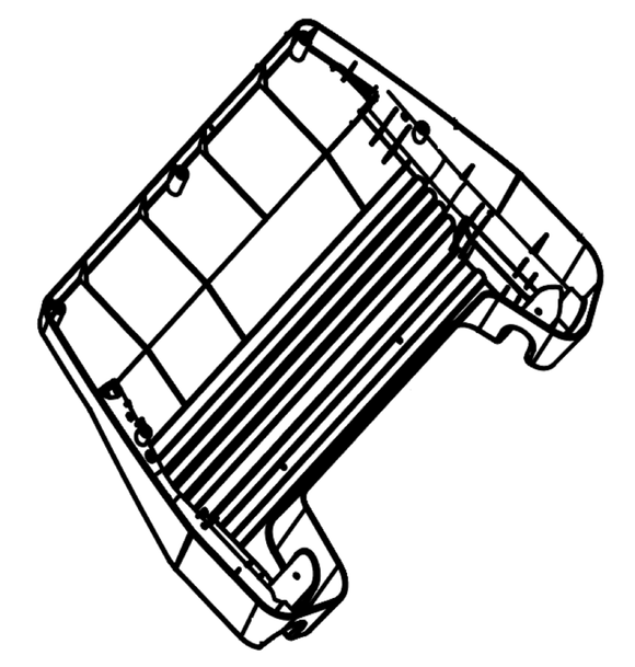 Horizon Fitness EP134B TM209 TM265 Treadmill Rear Console Shell 062529-AAX-hydrafitnessparts