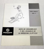 Horizon Fitness EP189 Elliptical Owner User's Manual 076529-hydrafitnessparts