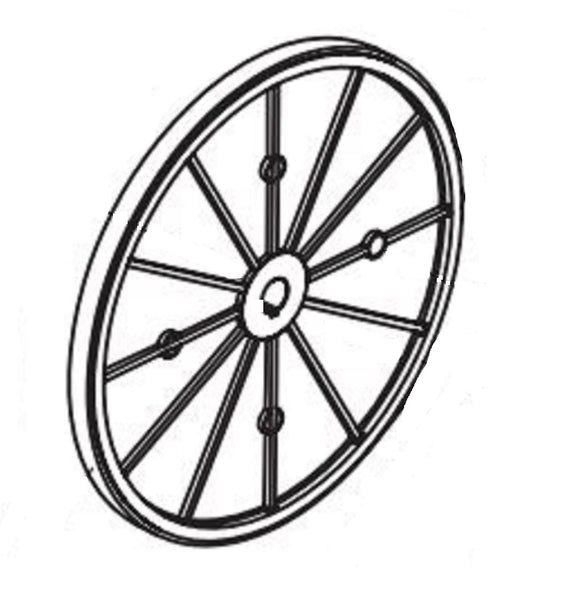 Horizon Fitness EP5481001US EP23C Elliptical Flywheel Pulley-hydrafitnessparts