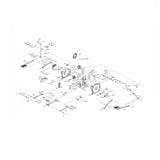 Horizon Fitness EP586 Elliptical Left Down Arm Rest Set Semi Assembly 1000348026-hydrafitnessparts