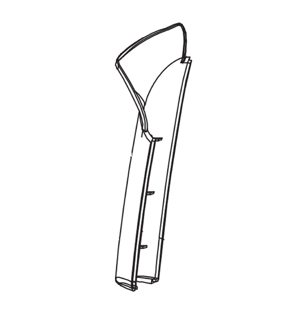 Horizon Fitness EP703 EP284 Elliptical Right Rear Hand Pulse Plastic Cover 1000374799-hydrafitnessparts