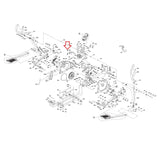 Horizon Fitness EX59-3 - EP716 EX59-3 - EP716 - EP283 Elliptical Console Mast Rear Cover 1000419657-hydrafitnessparts