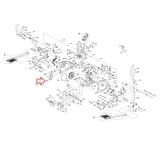 Horizon Fitness EX59-3 - EP716 EX59-3 - EP716 - EP283 Elliptical Rear Up Side Cover 1000419660-hydrafitnessparts