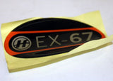 Horizon Fitness EX67 - EP506 Elliptical Cover Label 102508-hydrafitnessparts