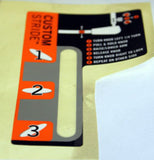 Horizon Fitness EX67 - EP506 Elliptical Right Arm Rest Set Sticker 102826-hydrafitnessparts