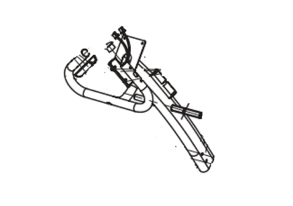 Horizon Fitness EX77 - EP507 Elliptical Console Mast Set 1000093333-hydrafitnessparts