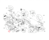 Horizon Fitness EX78 - EP516 Elliptical Rear Stabilizer Back Cover 1000103018-hydrafitnessparts