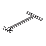 Horizon Fitness EX78 - EP516 Elliptical Rear Stabilizer Frame Set Semi Assembly 1000101671-hydrafitnessparts