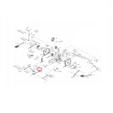 Horizon Fitness Elite E7 - EP585 Elite E9 - EP586 Elliptical Rear Foot Stabilizer Logo Label 1000328897-hydrafitnessparts