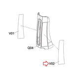 Horizon Fitness Elite E7 - EP585 Elite E9 - EP586 Elliptical Right Adjustable Indication Decal 1000328895-hydrafitnessparts