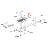 Horizon Fitness Elite E7 - EP585 Elliptical Black Left Foot Pedal 1000306657-hydrafitnessparts