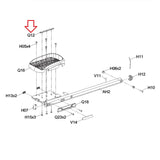 Horizon Fitness Elite E7 - EP585 Elliptical Foot Pedal Rubber Piece 1000328917-hydrafitnessparts