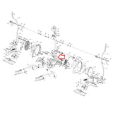 Horizon Fitness Endurance 200 - EP28 Elliptical Frame Welding Set 1000448440-hydrafitnessparts