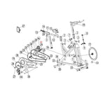 Horizon Fitness FC060 Stationary Bike Crank Arm End Cap 1000204260-hydrafitnessparts