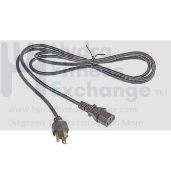 Horizon Fitness Livestrong AFG Vision Tempo Treadmill AC Power Cord 002169-A-hydrafitnessparts