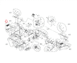 Horizon Fitness Livestrong EX78 - EP516 LS13.0E - EP544 Elliptical Left Translucent Upper Plastic Cover 1000201568-hydrafitnessparts