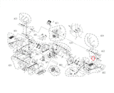 Horizon Fitness Livestrong EX78 - EP516 LS13.0E - EP544 Elliptical Right Translucent Upper Plastic Cover 1000201569-hydrafitnessparts