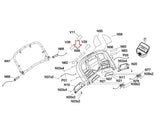 Horizon Fitness T101-5 Treadmill Left Manipulate Overlay 1000413750-hydrafitnessparts