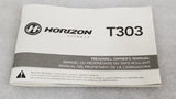 Horizon Fitness T303-2 TM761 TM1004 Treadmill Owner's User Manual English France Spanish 1000444738-hydrafitnessparts