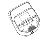 Horizon Fitness T303-2 TM761 TM1004 Treadmill Upper Console Cover 1000439110-hydrafitnessparts