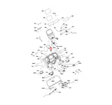 Horizon Fitness TM1020 PTM1020 PTM1020B TM1030 TM1030B Treadmill Console Base Casing 1000461395-hydrafitnessparts