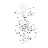 Horizon Fitness TM1020 PTM1020 PTM1020B Treadmill Reading Rack Upper Console Cover 1000461397-hydrafitnessparts