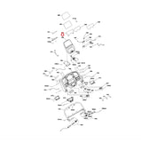 Horizon Fitness TM1020 PTM1020 PTM1020B Treadmill Upper Console Cover 1000461396-hydrafitnessparts