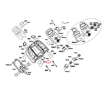 Horizon Fitness TM1021 PTM1021 PTM1021B Treadmill Console English Left Manipulate Overlay 1000461870-hydrafitnessparts