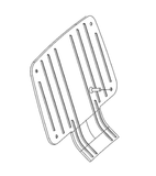 Horizon Fitness TM1021 PTM1021 PTM1021B Treadmill Plastic Back Rack 1000461881-hydrafitnessparts