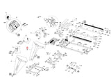 Horizon Fitness TM1021 PTM1021 PTM1021B Treadmill Right Console Mast Set Semi Assembly 1000468283-hydrafitnessparts