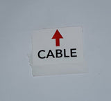 Horizon Fitness TM1021 TM499G TM1000C Treadmill Console Mast Direction Label 23mm x 17mm 1000458843-hydrafitnessparts