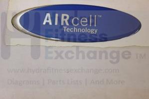Horizon Fitness TM119 CST3 Treadmill Air Cell Technology Decal