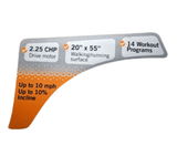 Horizon Fitness TM300 Treadmill Console Left Cover 079330-hydrafitnessparts