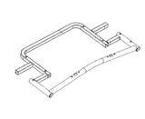 Horizon Fitness TM306F TM306B TM306D TM306C TM306E Treadmill Console Frame Set 089960-hydrafitnessparts