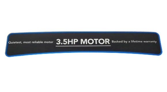 Horizon Fitness TM499 TM746 TM746B TM499B Treadmill Motor Cover Pop Sticker Synthetic Paper 1000430219-hydrafitnessparts
